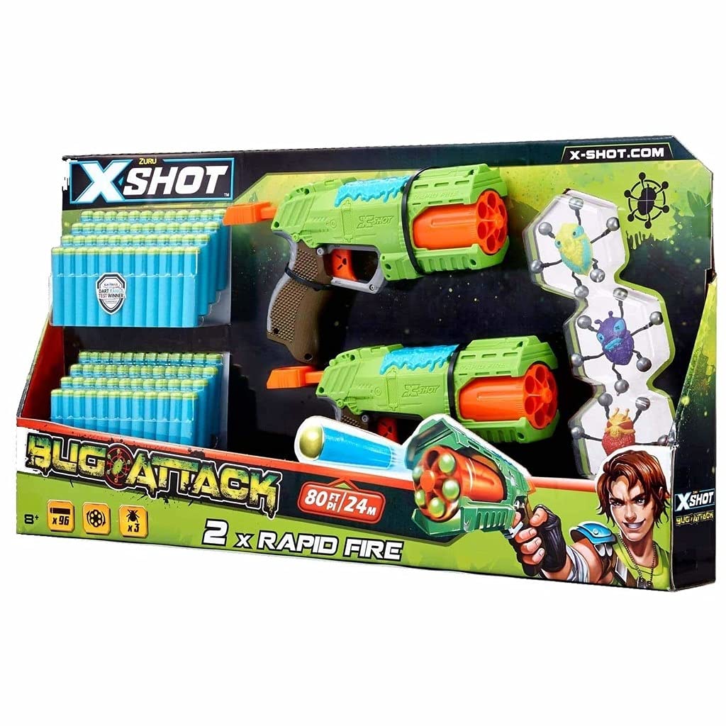 Candide 5559, Bug Attack 2X Rapid Fire e 3 Bugs, Multicor | Amazon
